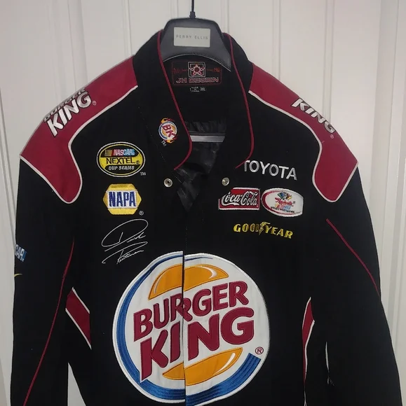 Nascar Jackets Coats Rare Burger King Racing Nascar David